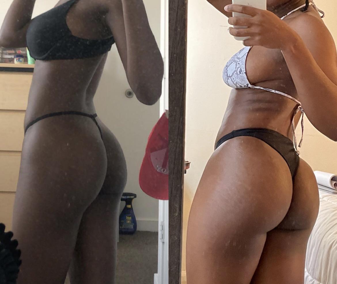 Brianna before and after