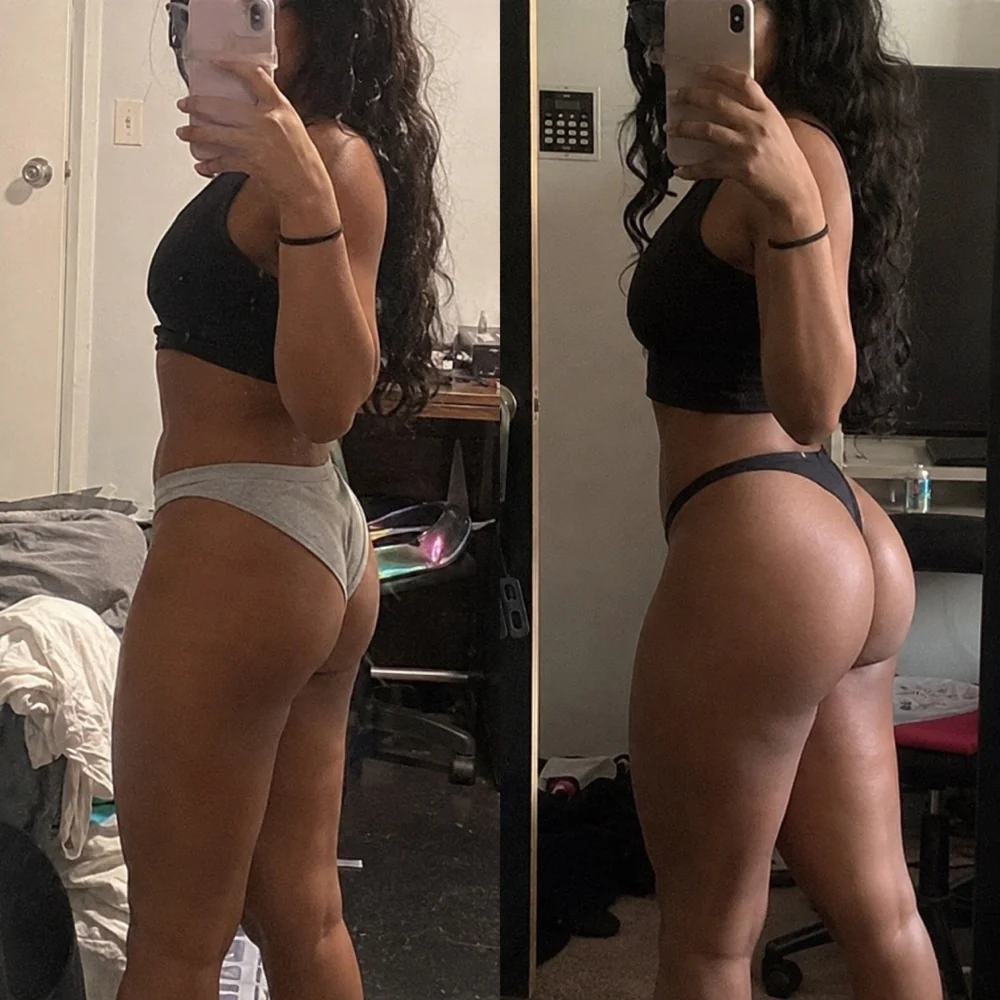 Michelle's before and after